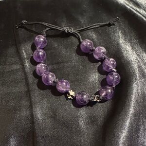 Purple Beaded Bracelet